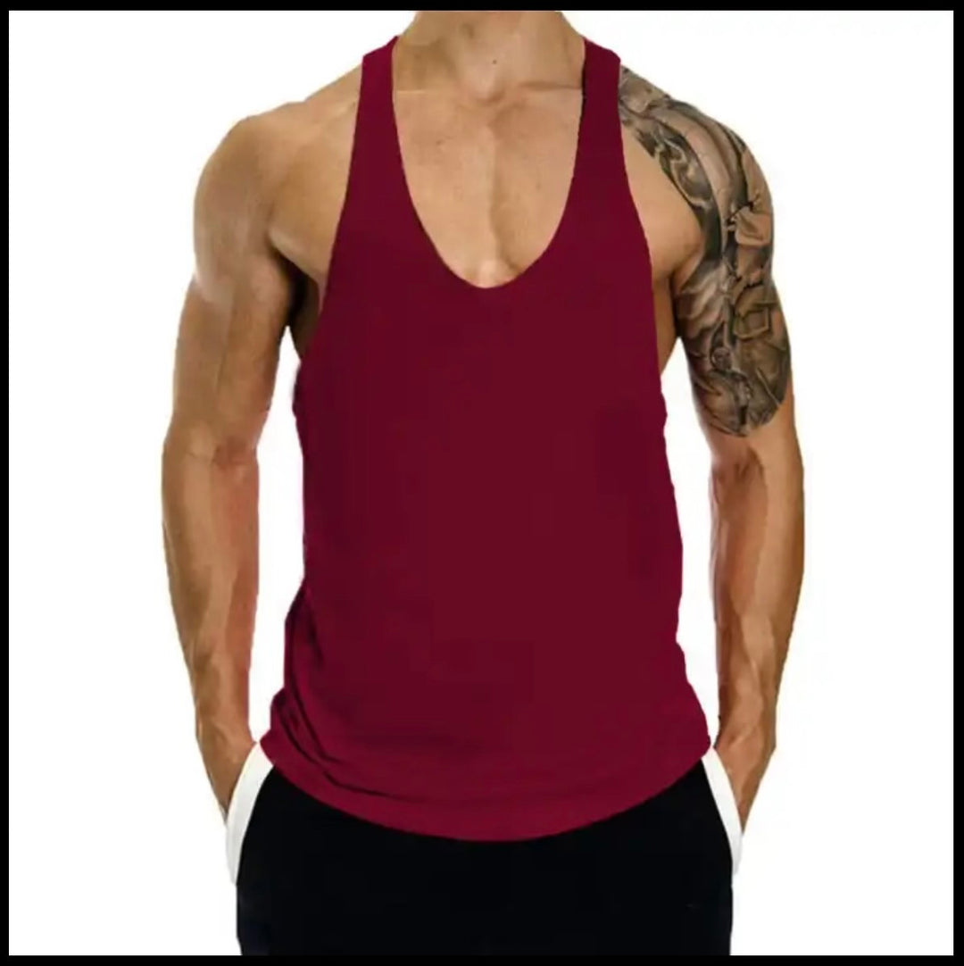 Quick dry Muscle men gym fitness Vest Tank Top